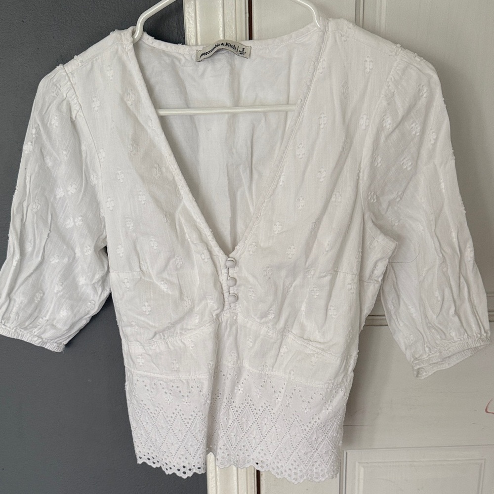 Abercrombie  White Women's Top